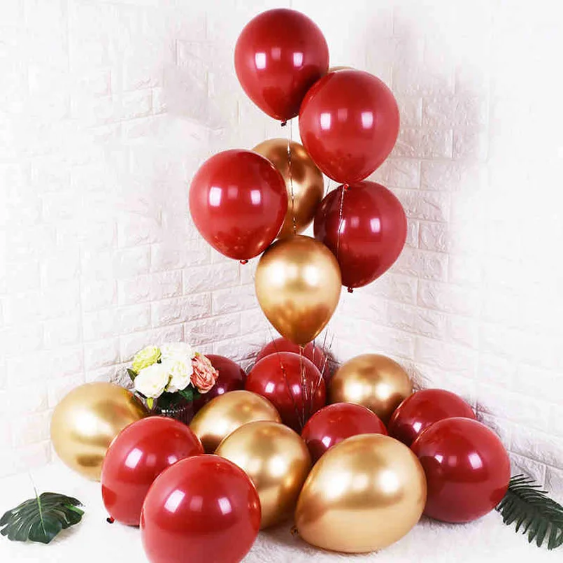 10PCS 12inch Macaron Red Latex Balloons Wedding Birthday Party Gem Metal Gold Helium Latex Balloon Baby Decor Baby Shower Girl
10PCS 12inch Macaron Red Latex Balloons Wedding Birthday Party Gem Metal Gold Helium Latex Balloon Baby Decor Baby Shower Girl