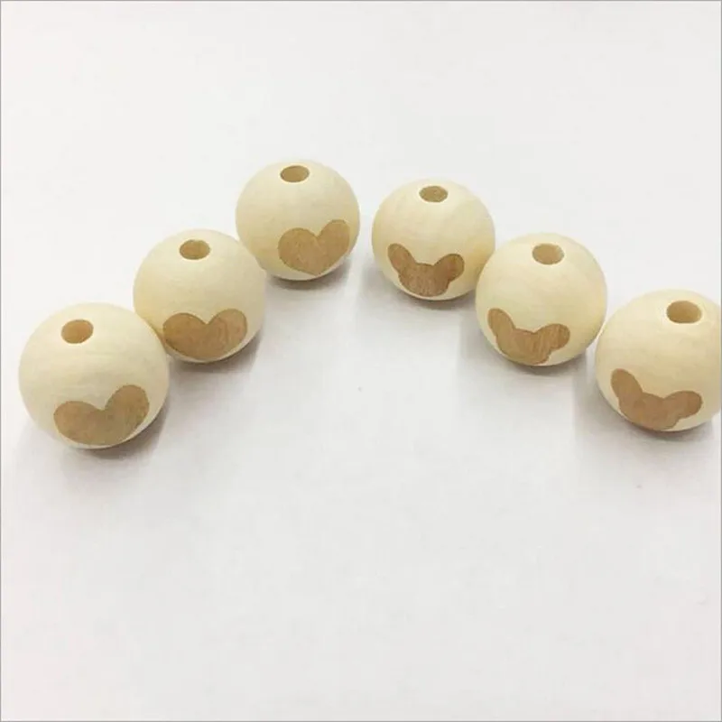 DIY 20pcs Wood Heart elephant pattern Wooden Bead Round Baby Pacifier Clip Accessories
DIY 20pcs Wood Heart elephant pattern Wooden Bead Round Baby Pacifier Clip Accessories