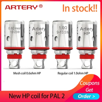 In stock E cigarette Artery PAL 2 Vape Coil 0.6ohm Mesh Coil/ Regular 1.0 ohm HP/mesh 0.6ohm HP For PAL 2 pod Kit coil head
In stock E cigarette Artery PAL 2 Vape Coil 0.6ohm Mesh Coil/ Regular 1.0 ohm HP/mesh 0.6ohm HP For PAL 2 pod Kit coil head