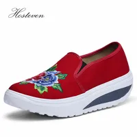Hosteven Women's Shoes Chinese tyle Casual Platform Women Vulcanize Shoes Ladies Air Mesh Shoes Woman Sneaker Solid Footwear image
