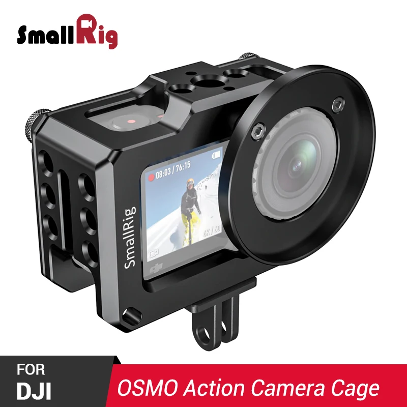 SmallRig DSLR Camera Cage for DJI Osmo Action Feature With 1/4 Thread 3/8 Arri Locating Thread Holes For DIY Options CVD2360
SmallRig DSLR Camera Cage for DJI Osmo Action Feature With 1/4 Thread 3/8 Arri Locating Thread Holes For DIY Options CVD2360
