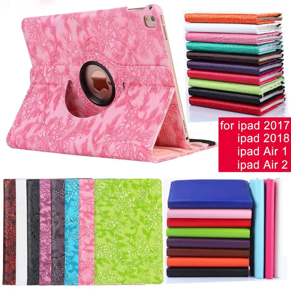 New Leather 360 Rotating Case for Apple iPad 9.7 inch Air/Air 2 retina cover Ultra Slim Auto Sleep for new ipad 2017 2018 cover
New Leather 360 Rotating Case for Apple iPad 9.7 inch Air/Air 2 retina cover Ultra Slim Auto Sleep for new ipad 2017 2018 cover