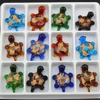 Wholesale 12pcs/lot New Fashion Unique Lampwork Murano Art Glass Lucky Turtles Charms Pendant Necklace for jewelry DIY YC23
Wholesale 12pcs/lot New Fashion Unique Lampwork Murano Art Glass Lucky Turtles Charms Pendant Necklace for jewelry DIY YC23