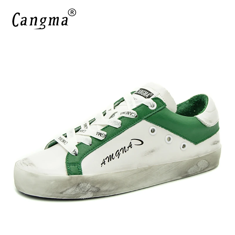 CANGMA Luxury Brand Designer Comfort Ladies Shoes Autumn White Green Genuine Leather Sneakers Women Flats Vintage Female
CANGMA Luxury Brand Designer Comfort Ladies Shoes Autumn White Green Genuine Leather Sneakers Women Flats Vintage Female