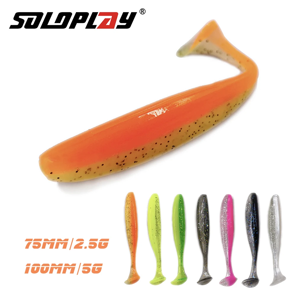 Easy Shiner Soft Lures 75mm 100mm Double Color Baits Fishing Lure Leurre Shad Double Color Silicone Bait T Tail Wobblers
Easy Shiner Soft Lures 75mm 100mm Double Color Baits Fishing Lure Leurre Shad Double Color Silicone Bait T Tail Wobblers