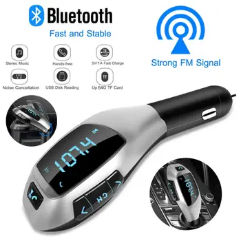 Wireless Bluetooth FM Transmitter Car Kit Cigarette Lighter MP3 Music Player USB Car Charger Fast Charging Radio Adapter 2019
Wireless Bluetooth FM Transmitter Car Kit Cigarette Lighter MP3 Music Player USB Car Charger Fast Charging Radio Adapter 2019
