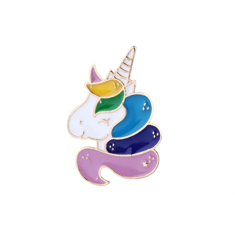 Cartoon Color Enamel Lapel Pins Jewelry Cute Animal Pony Unicorn Colt Horse Brooches Fashion Badge Gift for Boy and Girl
Cartoon Color Enamel Lapel Pins Jewelry Cute Animal Pony Unicorn Colt Horse Brooches Fashion Badge Gift for Boy and Girl