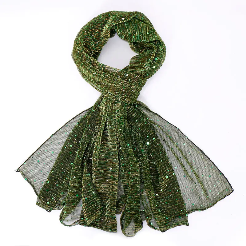 Spring and Summer New Nationality Style Lady Scarf Gold and Silver Silk Colour Sequins Wrinkle Muslim Headscarf VS122
Spring and Summer New Nationality Style Lady Scarf Gold and Silver Silk Colour Sequins Wrinkle Muslim Headscarf VS122