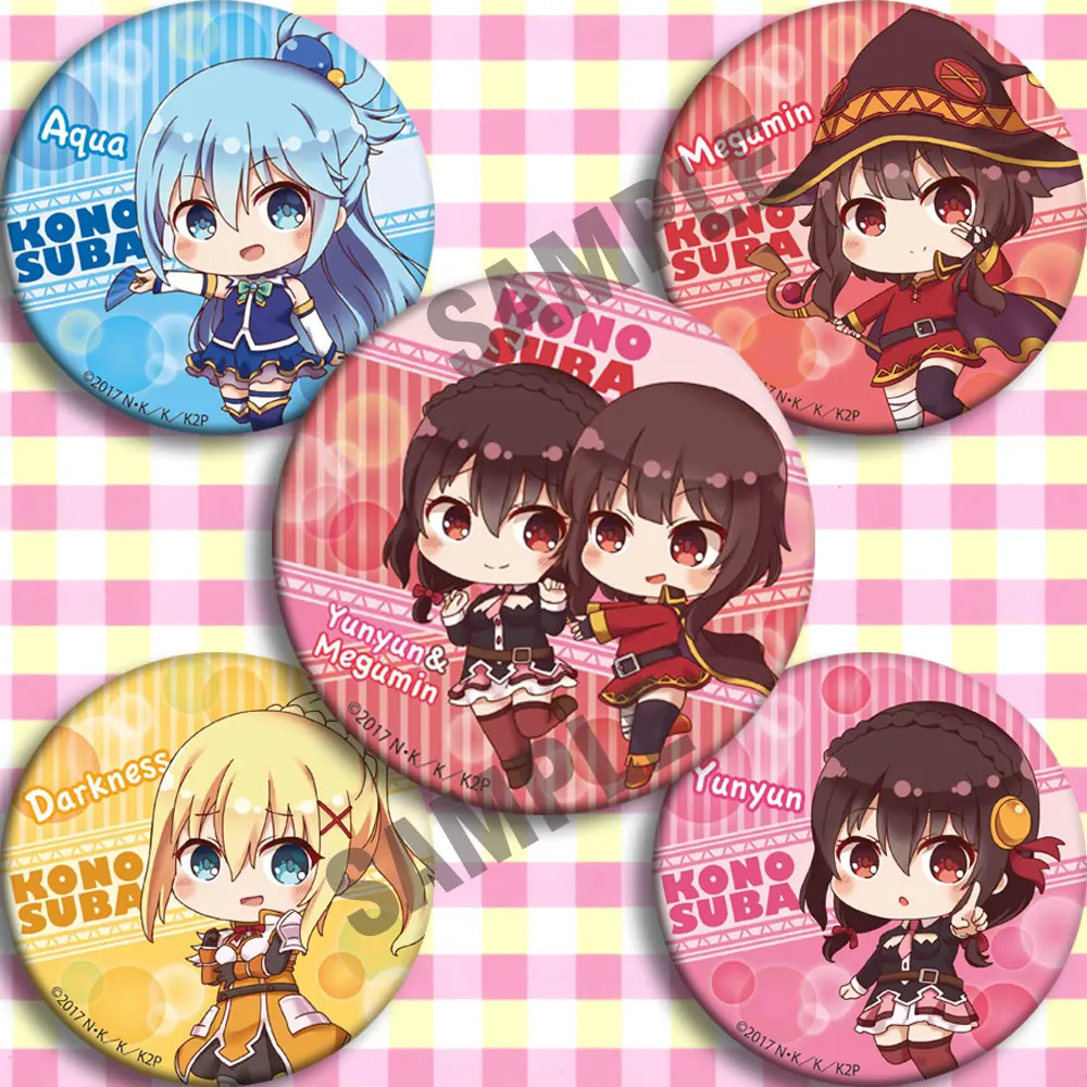 1pcs 58MM Anime KonoSuba God's Blessing on This Wonderful World Megumin Button BADGE Pins Pin Fans BROOCH
1pcs 58MM Anime KonoSuba God's Blessing on This Wonderful World Megumin Button BADGE Pins Pin Fans BROOCH