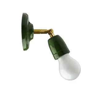 vintage E27 ceramic lamp base holder with canopy wall light Universal 180 Degree Steering ajustable wall lamp
vintage E27 ceramic lamp base holder with canopy wall light Universal 180 Degree Steering ajustable wall lamp