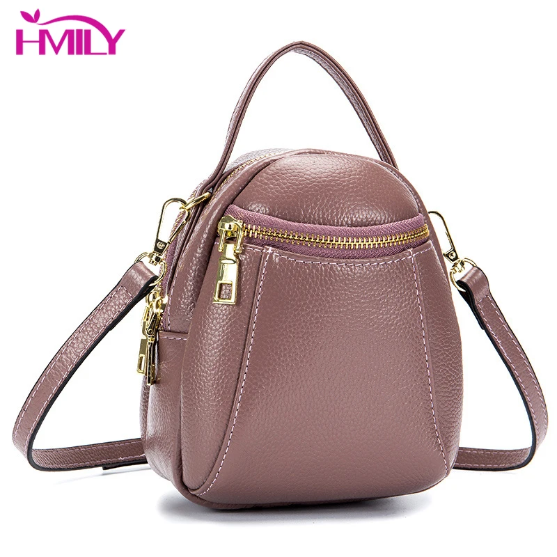 HMILY Genuine Leather Phone Bag Vintage Women Shoulder Bags Crossbody Bags For Women Trendy Real Cowskin Mini Messenger Bag
HMILY Genuine Leather Phone Bag Vintage Women Shoulder Bags Crossbody Bags For Women Trendy Real Cowskin Mini Messenger Bag