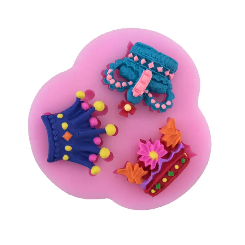 3 Hole Crown Embossed Liquid Silicone Cake Mold Fondant Decorating Tools Cake Chocolate Baking Tool DIY Kitchen Cookware
3 Hole Crown Embossed Liquid Silicone Cake Mold Fondant Decorating Tools Cake Chocolate Baking Tool DIY Kitchen Cookware