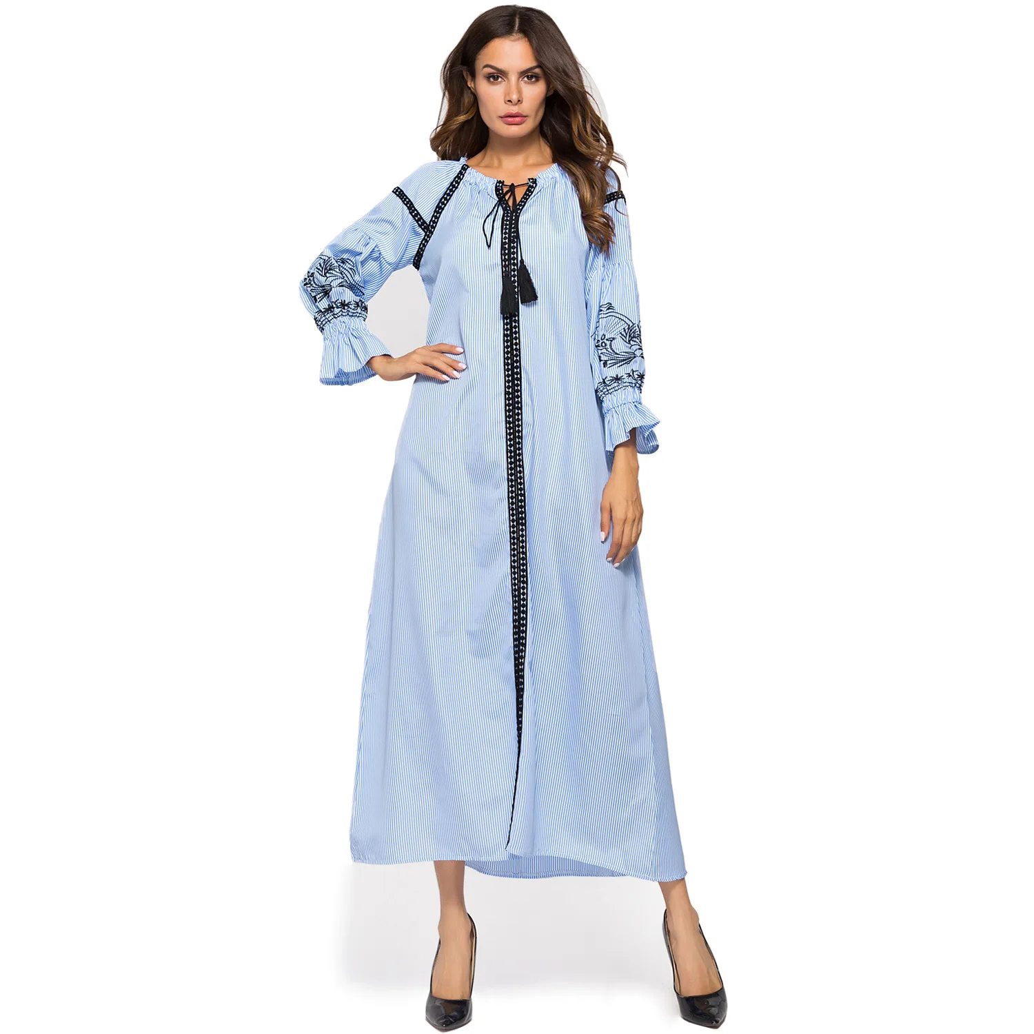 Islamic Middle Eastern Arabic Muslim Abaya Dubai Moroccan Kaftan Kaftan Dress Morocco Ramadan Embroidery Summer Robe Dubai
Islamic Middle Eastern Arabic Muslim Abaya Dubai Moroccan Kaftan Kaftan Dress Morocco Ramadan Embroidery Summer Robe Dubai