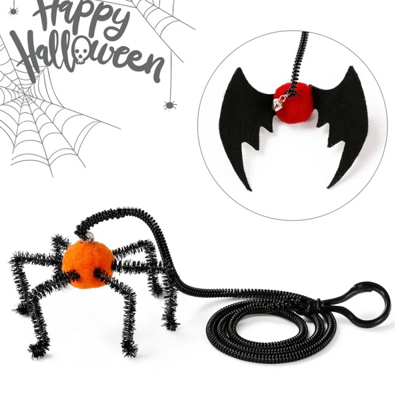 Halloween Cat Kitten Toys Self-Entertain Toys Bat Spider Design Flying Finger Pet Toys Kitten Training Jumping
Halloween Cat Kitten Toys Self-Entertain Toys Bat Spider Design Flying Finger Pet Toys Kitten Training Jumping