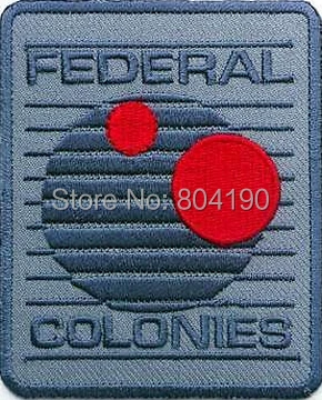 Total Recall Movie Federal Colonies Logo 3.5/" Embroidered Patch