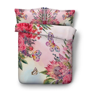 colourful bedding butterflies and flowers bed linen single twin double full queen king cal king comforter soft home decor 3/4pcs
colourful bedding butterflies and flowers bed linen single twin double full queen king cal king comforter soft home decor 3/4pcs