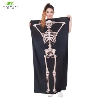 MING JIE 2017 3D Digital Printing Microfiber Bath Beach Towel Skeleton Nightmare Before Christmas towels Travel Sports Swimming
MING JIE 2017 3D Digital Printing Microfiber Bath Beach Towel Skeleton Nightmare Before Christmas towels Travel Sports Swimming