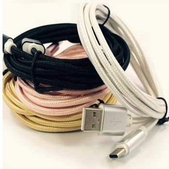 200pcs/lot 1m 1.5m Fast Charging Braided Type C usb Data charger Cable forSamsung galaxy s10 s9 s8 Nexus 5 6p lg g5
200pcs/lot 1m 1.5m Fast Charging Braided Type C usb Data charger Cable forSamsung galaxy s10 s9 s8 Nexus 5 6p lg g5