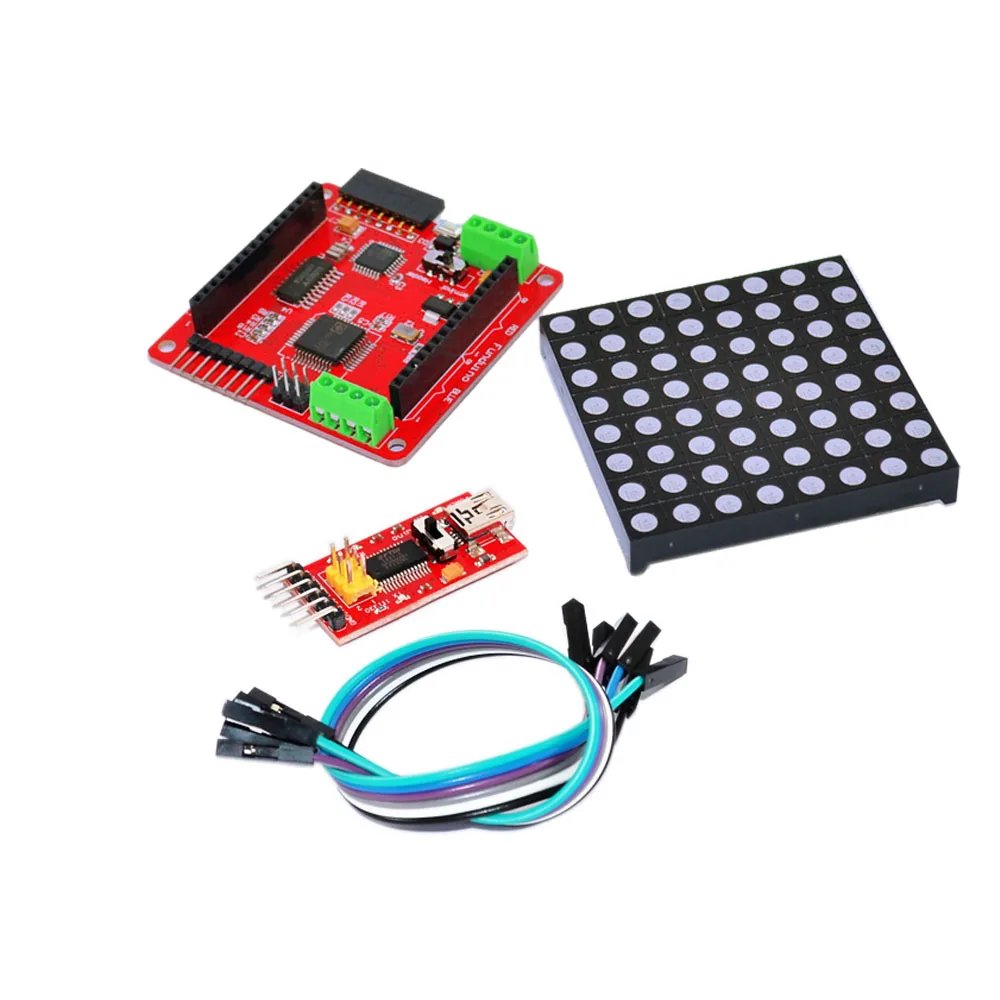 KEYES Full Color RGB Kit for Arduino Programming Education 8 * 8 LED Dot Matrix Screen Driver Board
KEYES Full Color RGB Kit for Arduino Programming Education 8 * 8 LED Dot Matrix Screen Driver Board