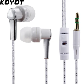 KOYOT 3.5mm In-Ear Stereo Earbud Braided Rope Earphone Super Bass Earphone for MP3 MP4
KOYOT 3.5mm In-Ear Stereo Earbud Braided Rope Earphone Super Bass Earphone for MP3 MP4
