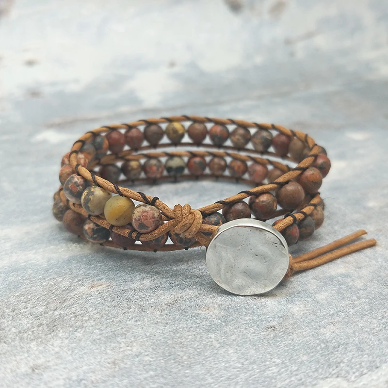 youga Fashion 2-Layer Natural Stone Braided shamballa Bracelet Genuine Leather Beaded Boho Jewelry Women's Gift Free Shipping
youga Fashion 2-Layer Natural Stone Braided shamballa Bracelet Genuine Leather Beaded Boho Jewelry Women's Gift Free Shipping