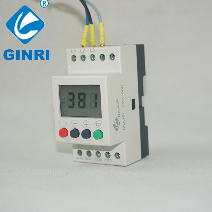 JVR1000 LCD Three-phase 380V Overvoltage/Undervoltage Protection Phase Monitoring Relays
JVR1000 LCD Three-phase 380V Overvoltage/Undervoltage Protection Phase Monitoring Relays