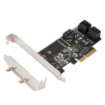 pci-e PCI Express SATA III 6g 5 ports controller card PCIe 3.0 x4 expansion card adapter with Low Profile Bracket
pci-e PCI Express SATA III 6g 5 ports controller card PCIe 3.0 x4 expansion card adapter with Low Profile Bracket