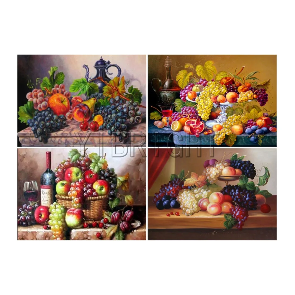 Full Round Diamond painting Fruit Full Square Diamond embroidery Cross stitch grape DIY 3D Diamond mosaic landscape ZH
Full Round Diamond painting Fruit Full Square Diamond embroidery Cross stitch grape DIY 3D Diamond mosaic landscape ZH