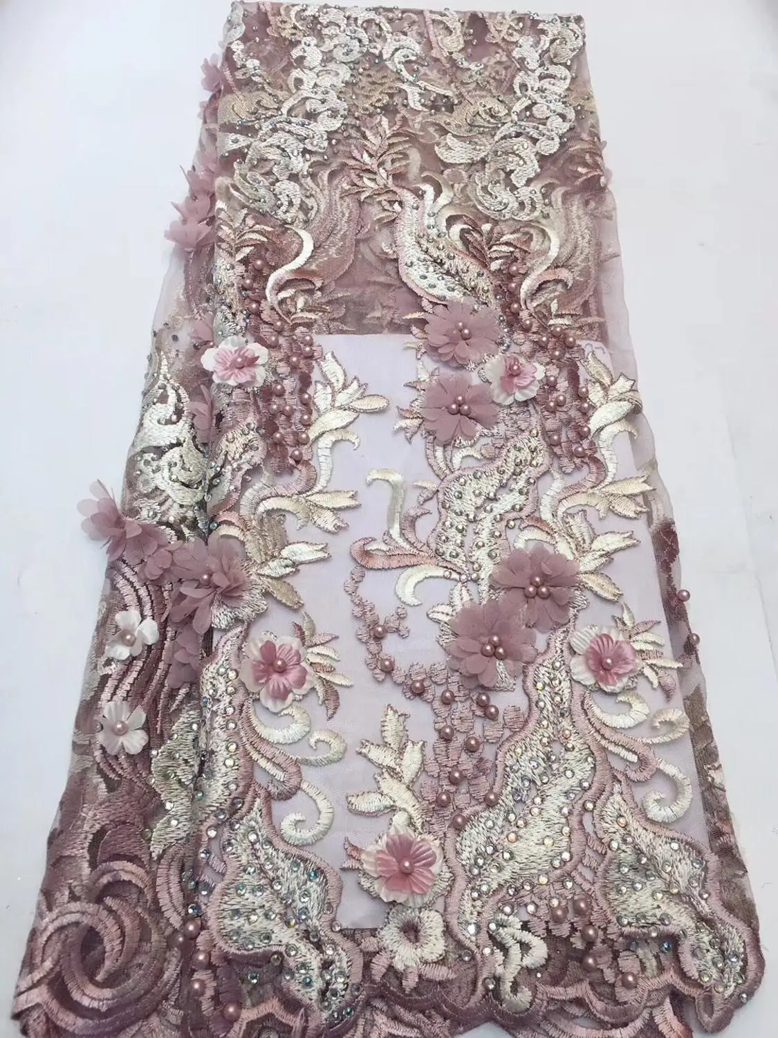 Pink Pagne African Cord Lace Fabric 2019 High Quality French Black Tulle Lace Fabric Stones Glitter Fabric For Dresses YYZ00916
Pink Pagne African Cord Lace Fabric 2019 High Quality French Black Tulle Lace Fabric Stones Glitter Fabric For Dresses YYZ00916