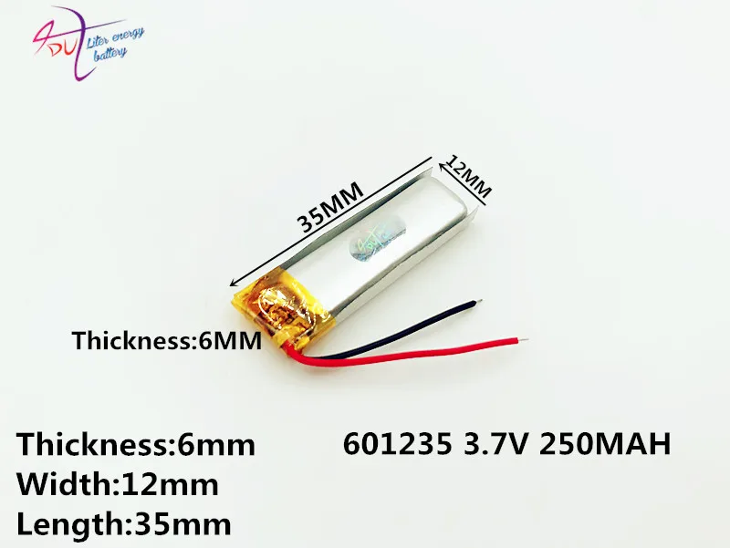 10 Pcs A Product Being 3.7v Lithium Battery 601235 061235 250mah Shadow Pen Video Recorder Transcript 37v
10 Pcs A Product Being 3.7v Lithium Battery 601235 061235 250mah Shadow Pen Video Recorder Transcript 37v