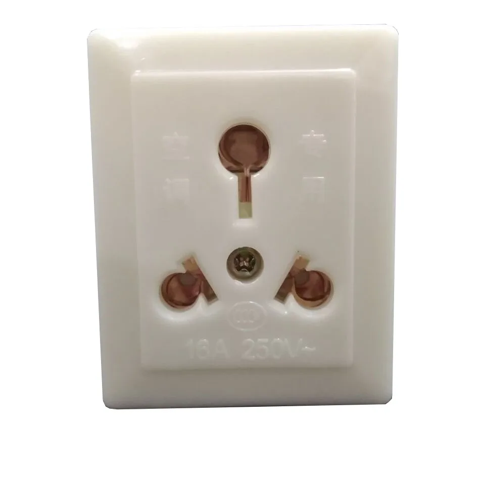 16A 250V 3-hole White Air Conditioner Socket Wall Electrical Socket Power Adapter socket AU CN Large South African Plug
16A 250V 3-hole White Air Conditioner Socket Wall Electrical Socket Power Adapter socket AU CN Large South African Plug