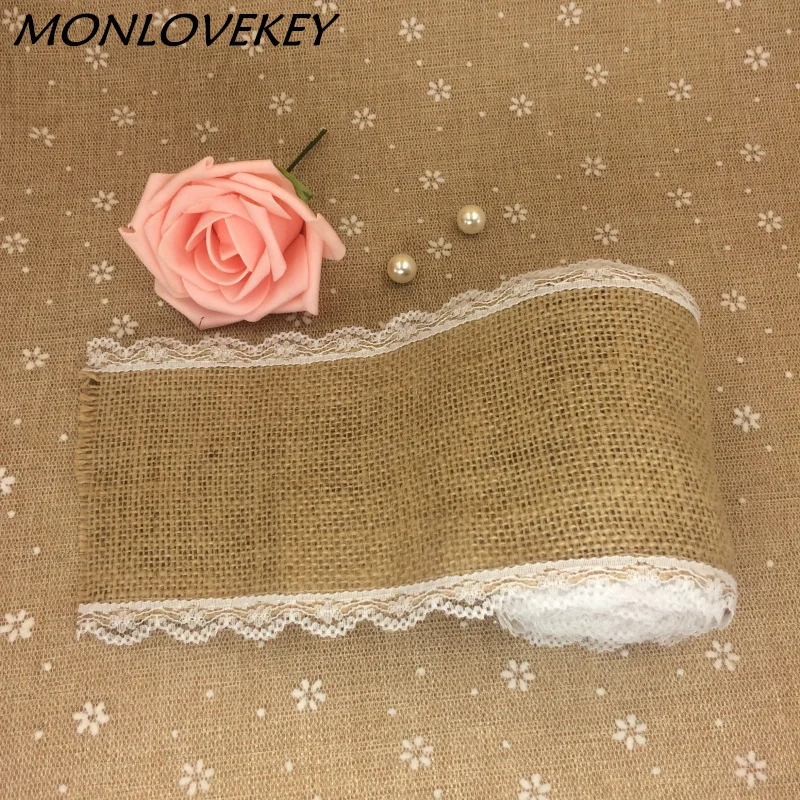 HOT 10cm wide Natural Jute Burlap Hessian Ribbon lace trim Edge Vintage Wedding decoration Rustic classic wedding burlap
HOT 10cm wide Natural Jute Burlap Hessian Ribbon lace trim Edge Vintage Wedding decoration Rustic classic wedding burlap