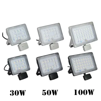 Kaigelin 4Pcs LED Sensor Floodlight 30W 50W 100W 220V Induction Flood Light LED Lamp For Street Wall Outdoor Sensor Lighting
Kaigelin 4Pcs LED Sensor Floodlight 30W 50W 100W 220V Induction Flood Light LED Lamp For Street Wall Outdoor Sensor Lighting