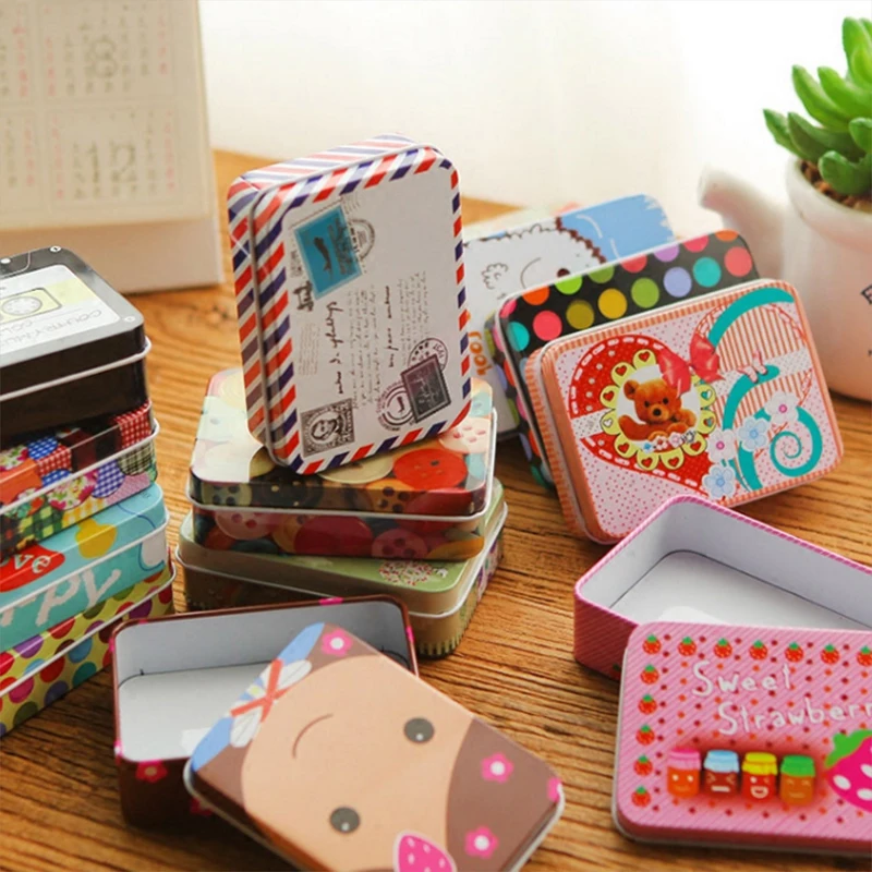 Cute Pattern Mini Tin Box Lovely Jewelry Storage Tinplate Iron Box Beautiful Life Metal Storage Box Candy Box Wholesale V3380
Cute Pattern Mini Tin Box Lovely Jewelry Storage Tinplate Iron Box Beautiful Life Metal Storage Box Candy Box Wholesale V3380