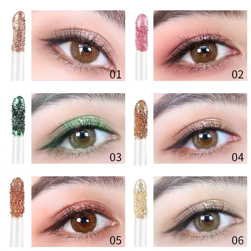 6 Colors Long-lasting Pearlite Shimmer Glitter Eyeshadow Eyes Makeup Liquid Eye Shadow Beauty Makeup Makeup Pallete TSLM1
6 Colors Long-lasting Pearlite Shimmer Glitter Eyeshadow Eyes Makeup Liquid Eye Shadow Beauty Makeup Makeup Pallete TSLM1