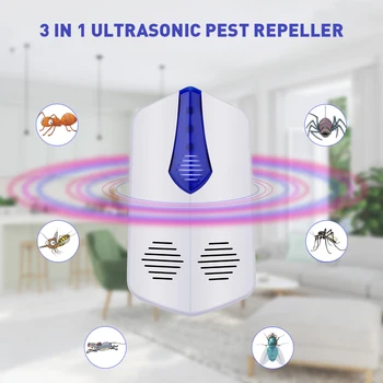 Ultrasonic Pest Repeller Mouse Mosquito Repellent Reject Electric Home Garden Anti Cockroach Insect Controller Killer EU US UK
Ultrasonic Pest Repeller Mouse Mosquito Repellent Reject Electric Home Garden Anti Cockroach Insect Controller Killer EU US UK