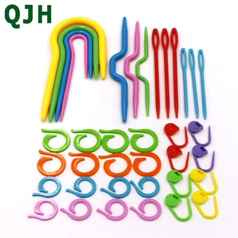 37pcs 3 Sets ABS Plastic Knitting Cable needles Stitch Knitting Needles Smooth U Crochet Hook & L Needles Markers Needle Clip
37pcs 3 Sets ABS Plastic Knitting Cable needles Stitch Knitting Needles Smooth U Crochet Hook & L Needles Markers Needle Clip