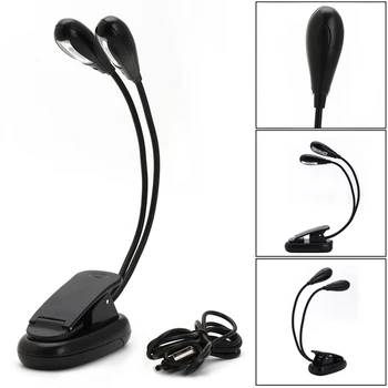 1PC USB Charging 2 Dual Arm 4 LED Lamp Clip On Light For Book Reading Tablet Laptop Flexible Book Lights
1PC USB Charging 2 Dual Arm 4 LED Lamp Clip On Light For Book Reading Tablet Laptop Flexible Book Lights