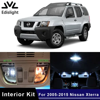 Edislight 10Pcs White Ice Blue LED Lamp Car Bulbs Interior Package Kit For 2005-2015 Nissan Xterra Map Dome Trunk Plate Light
Edislight 10Pcs White Ice Blue LED Lamp Car Bulbs Interior Package Kit For 2005-2015 Nissan Xterra Map Dome Trunk Plate Light