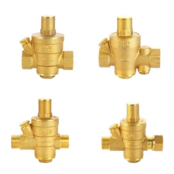 DN15 Brass Water Pressure Reducing Maintaining Valves Regulator Mayitr Adjustable Relief Valves With Gauge Meter
DN15 Brass Water Pressure Reducing Maintaining Valves Regulator Mayitr Adjustable Relief Valves With Gauge Meter