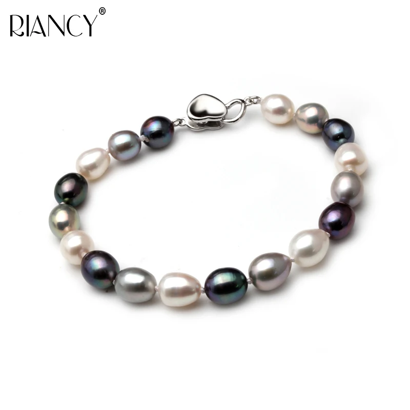Beautiful Natural freshwater Multicolor pearl bracelet women wedding charm bracelet 925 silver jewlery girl birthday gift box
Beautiful Natural freshwater Multicolor pearl bracelet women wedding charm bracelet 925 silver jewlery girl birthday gift box