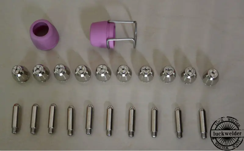 23pcs AG-60 WSD-60P P60 Air Plasma Cutter Pilot ARC Cutting Torch Tip Nozzle 1.0
23pcs AG-60 WSD-60P P60 Air Plasma Cutter Pilot ARC Cutting Torch Tip Nozzle 1.0