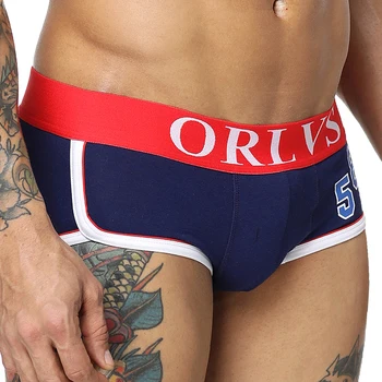 ORLVS Brand 50PC/LOT Wholesale Comfortable Underwear Men Briefs Male Panties Cotton Breathable Men Briefs Cueca Tanga Quick Dry 
ORLVS Brand 50PC/LOT Wholesale Comfortable Underwear Men Briefs Male Panties Cotton Breathable Men Briefs Cueca Tanga Quick Dry