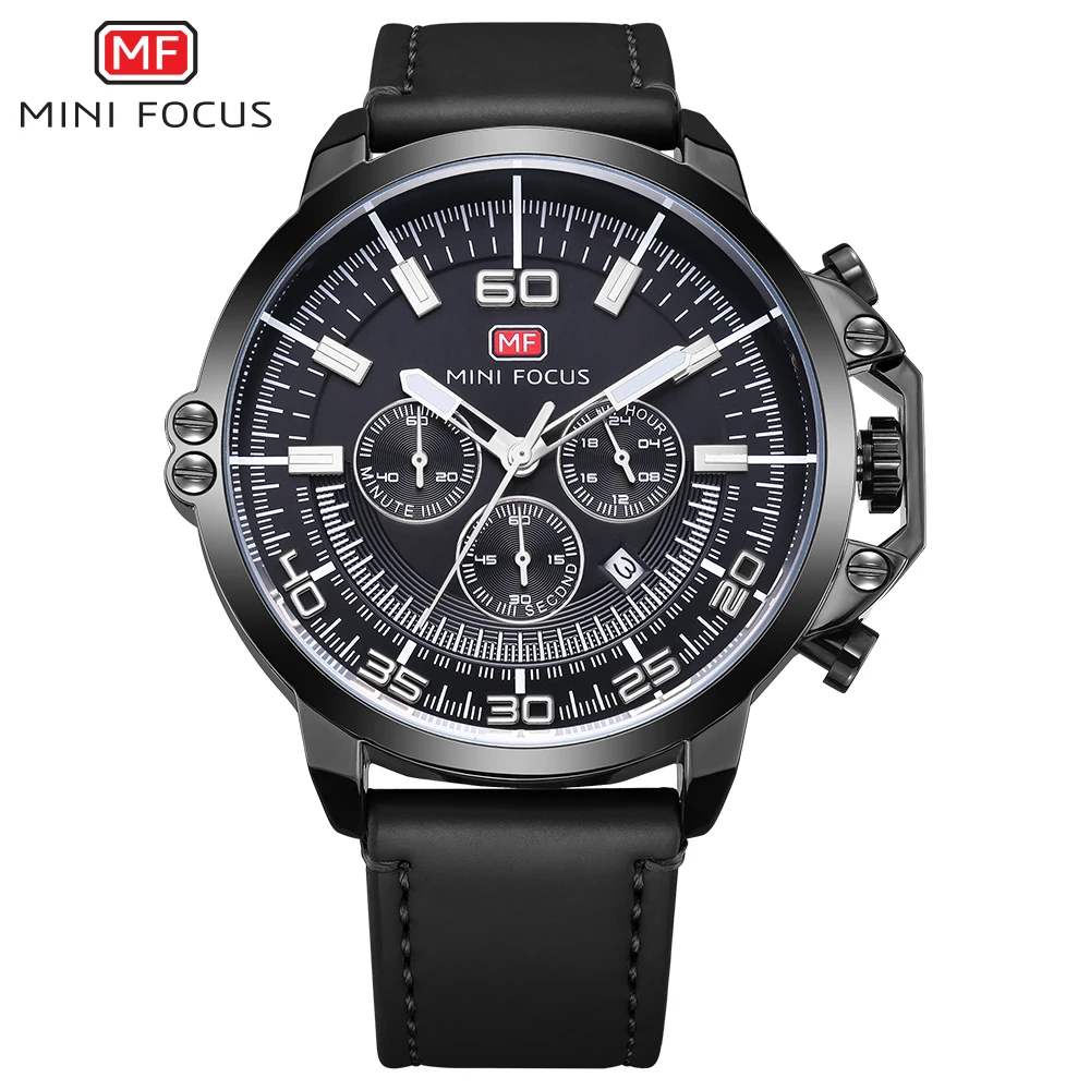MINIFOCUS Multifuntion Sport Quartz Wristwatch Fashion Casual Mens Oversized Watch Genuine Leather Army Military Clock For Male
MINIFOCUS Multifuntion Sport Quartz Wristwatch Fashion Casual Mens Oversized Watch Genuine Leather Army Military Clock For Male