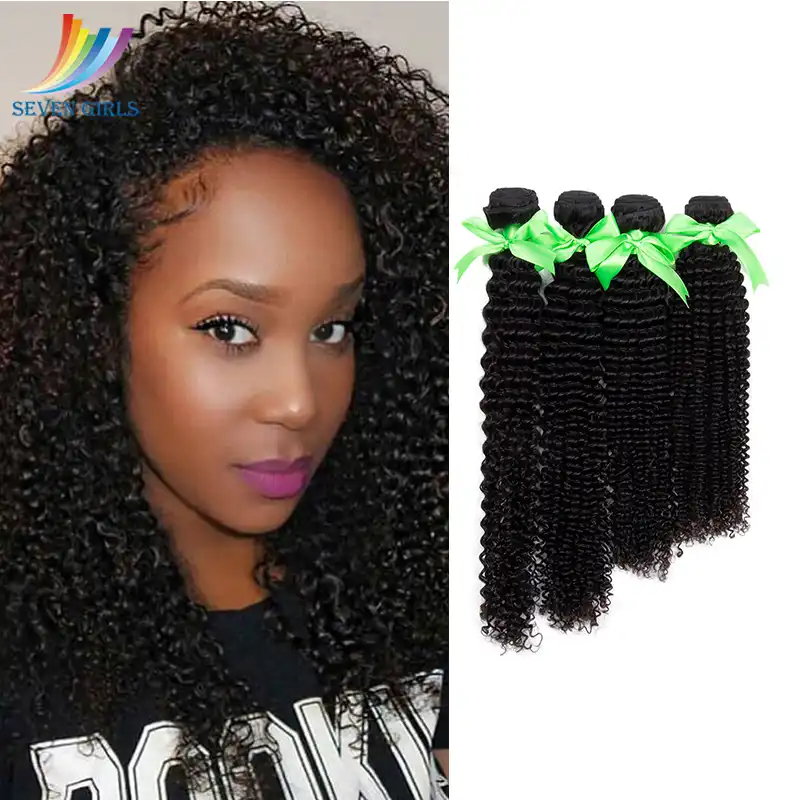 Raw Virgin Indian Hair Grade 10a Kinky Curly Human Hair Bundles