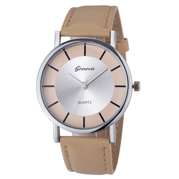 Geneva Women Fashion Retro Dial Leather Analog Quartz Bracelet Watch Item Color: Khaki
Geneva Women Fashion Retro Dial Leather Analog Quartz Bracelet Watch Item Color: Khaki