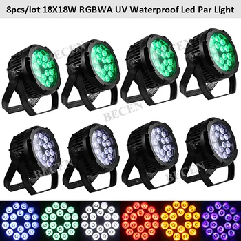 8pcs 18x18W IP65 Led Par Light Waterproof Par Can light outdoor Wedding light Ship from US Warehouse 
8pcs 18x18W IP65 Led Par Light Waterproof Par Can light outdoor Wedding light Ship from US Warehouse