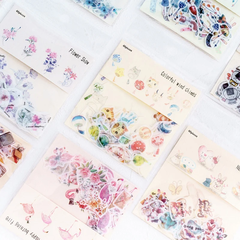 40 Pcs/Bag refreshing flower paper sticker package DIY diary decoration sticker album scrapbooking
40 Pcs/Bag refreshing flower paper sticker package DIY diary decoration sticker album scrapbooking