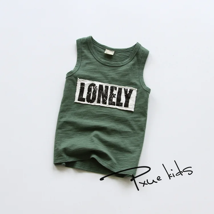 HOT 2017 New children clothes boys girls unisex t shirt cartoon star kids Sleeveless t-shirts 100% cotton 4-color candy
HOT 2017 New children clothes boys girls unisex t shirt cartoon star kids Sleeveless t-shirts 100% cotton 4-color candy