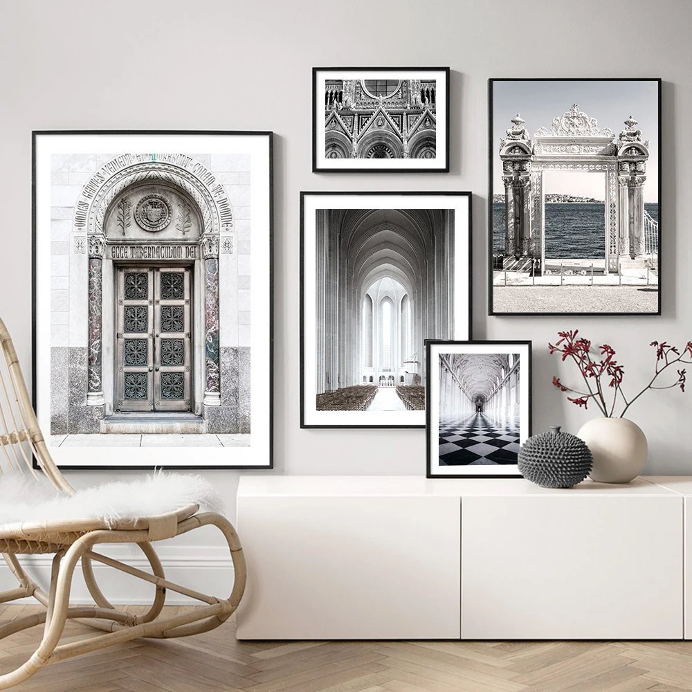 Grayscale Wall Art Taj Mahal Morocco Door Canvas Painting Vintage Posters Artwork Pictures Architecture Printed for Living Room
Grayscale Wall Art Taj Mahal Morocco Door Canvas Painting Vintage Posters Artwork Pictures Architecture Printed for Living Room
